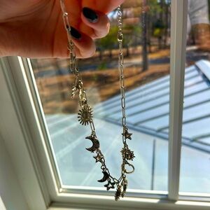 PacSun Silver Charm Necklace